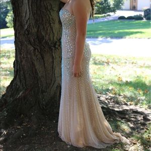 Renaissance Nude Prom Dress